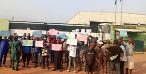 Aggrieved Ex-Staff Members of Sparkwest Steel Industries in Sagamu Demand Justice, Protest Non payment of Pension