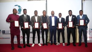 Remo Stars Coach, Players Shine at The League Bloggers Awards 2023