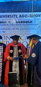 News Flash:Royal Recognition: Oba Babatunde Ajayi Honored with Distinguished Doctorate from OOU