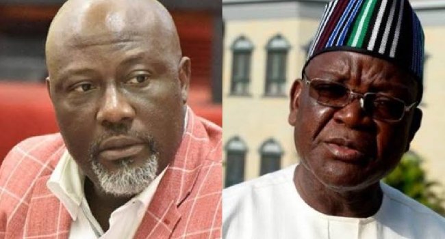 Melaye, Ortom clash at PDP meeting over ex-governor’s support for Tinubu (Video)