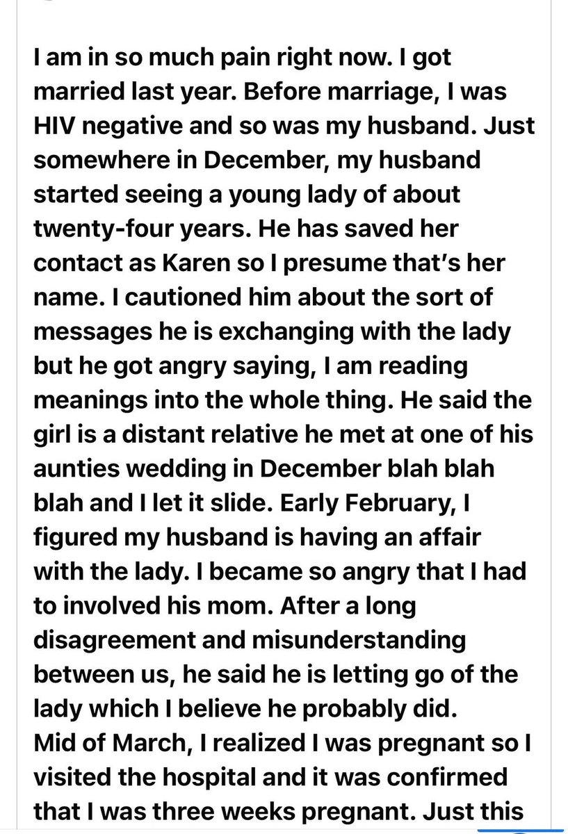 "Never give a cheating partner a second chance" - Reaction as a Cheating husband infects his wife with H!V