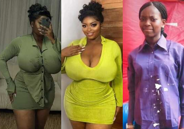 "Every Esther dey establish but this Esther burst o"- Lady's shocking body transformation in few years sparks reaction online