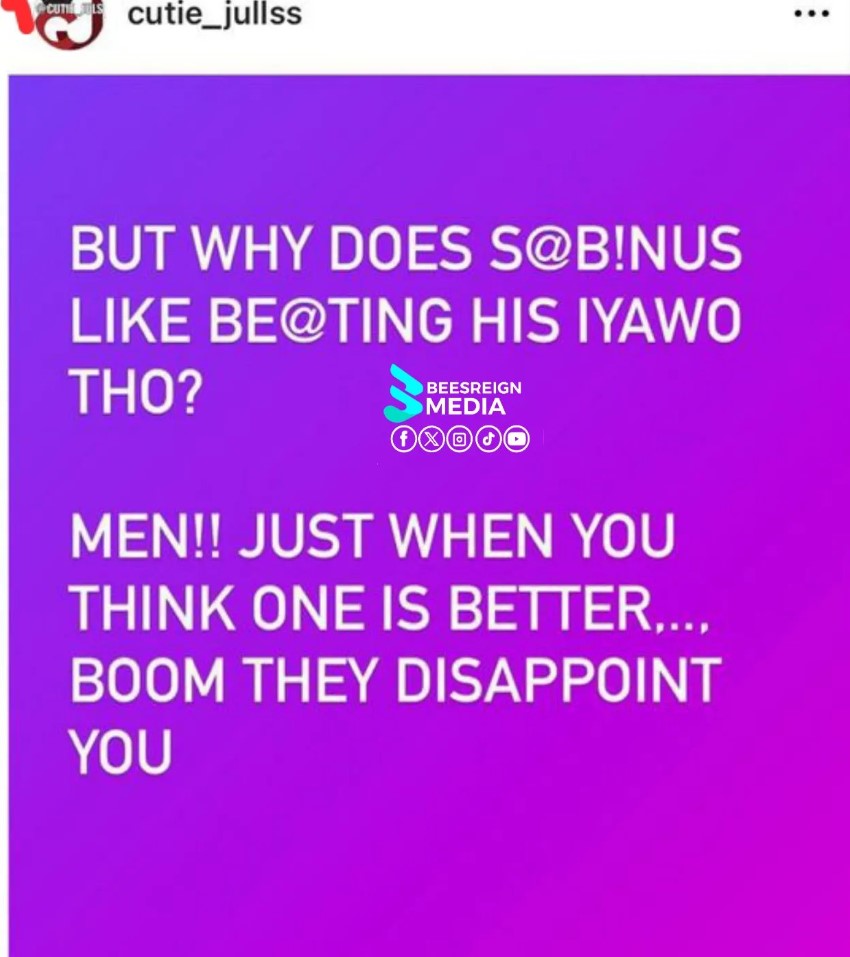 “How can my husband be in Nigeria and be h!tting me here in the UK” – Sabinus' wife, Ciana, debunks the rumour that the skit maker beats her