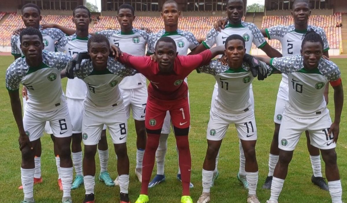 WAFU B TOURNAMENT: Garba reacts after Golden Eaglets force Burkina Faso to a goalless draw