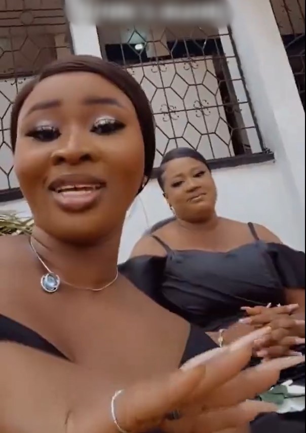 Moment bridesmaids were bounced out of a church because of their revealed outfits (VIDEO)