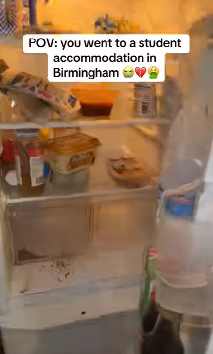 Lady shares the sh0cking state of a student accommodation she visited in the UK (VIDEO)