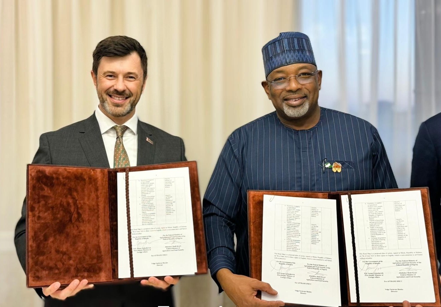 Belarus, Nigeria Sign Five-Year Action Plan to Boost Agriculture 