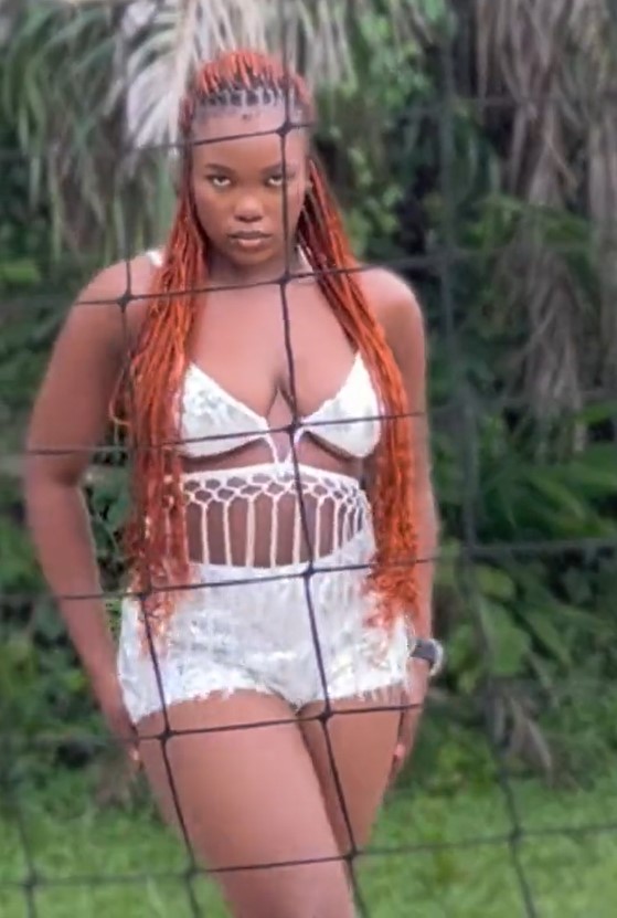 "It is not good for my eyes, you're showing your skin" - Moment little girl criticized a video vixen over the type of outfit she had on (VIDEO)