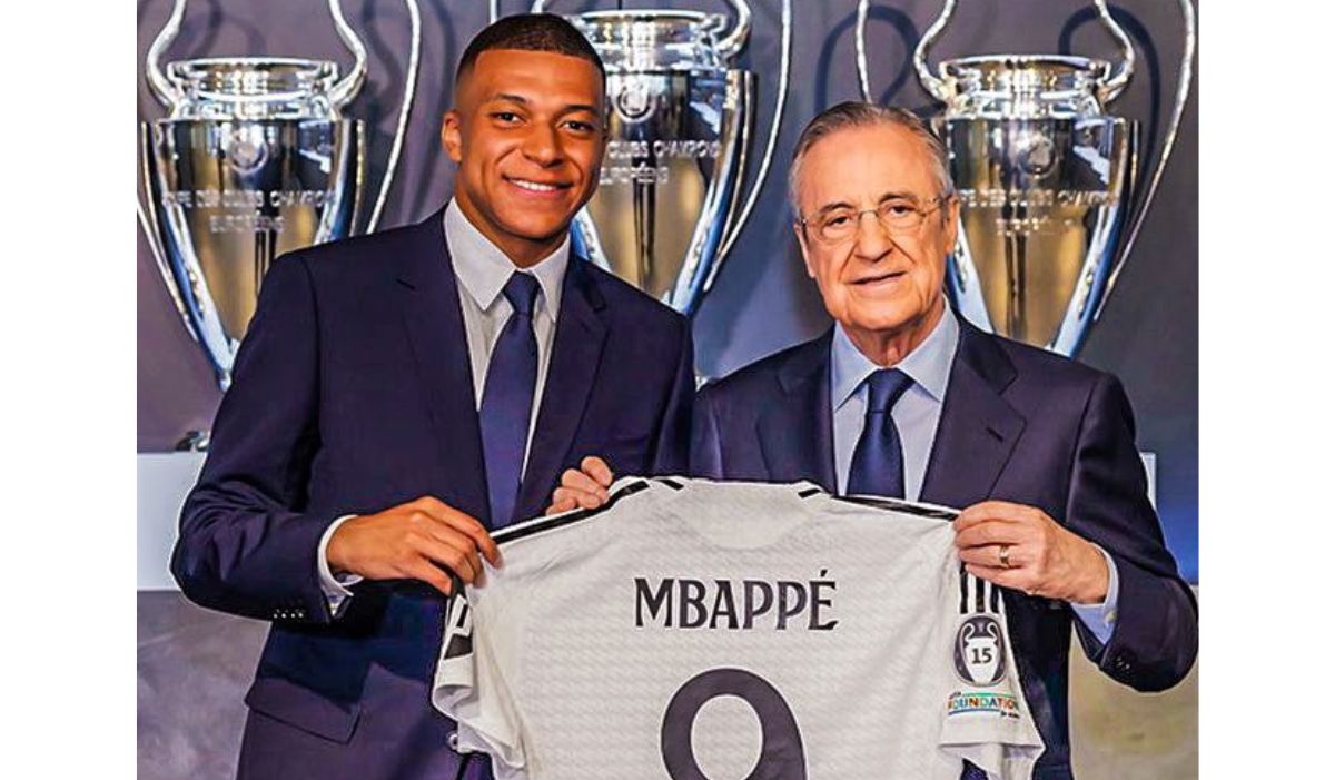 Real Madrid officially unveils France and ex-PSG striker Kylian Mbappe