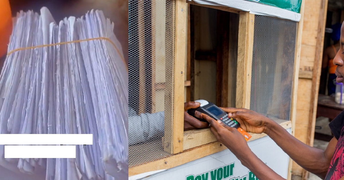 Nigerian POS Vendor Scammed As N400,000 Cash Deposit Turns Out To Be Paper (VIDEO)