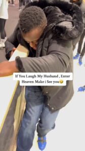 "Can’t even control my laughter" – Hilarious moment Abroad-based Nigerian family struggles in an ice rink in Germany (WATCH)