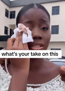 Bride cleans off her makeup after Pastor disapproves "make up and jewelry" inside the church (WATCH)