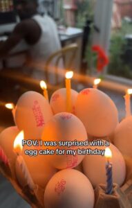 "Chale it’s ok don’t cry" – Ghanaian man gets emotional as he receives surprise egg cake on his birthday (VIDEO)