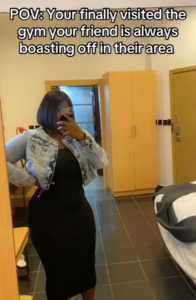 "That’s the real gym not snap center" – Lady in sh0ck after visiting the 'advanced' gym her friend often brags about (WATCH)