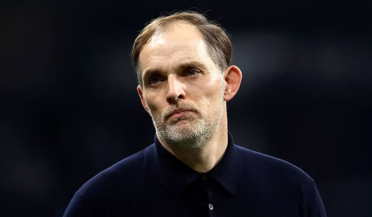 Thomas Tuchel reacts after his appointment as new England manager